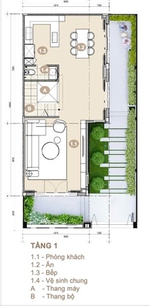 Thiết lế 2D Tầng 1